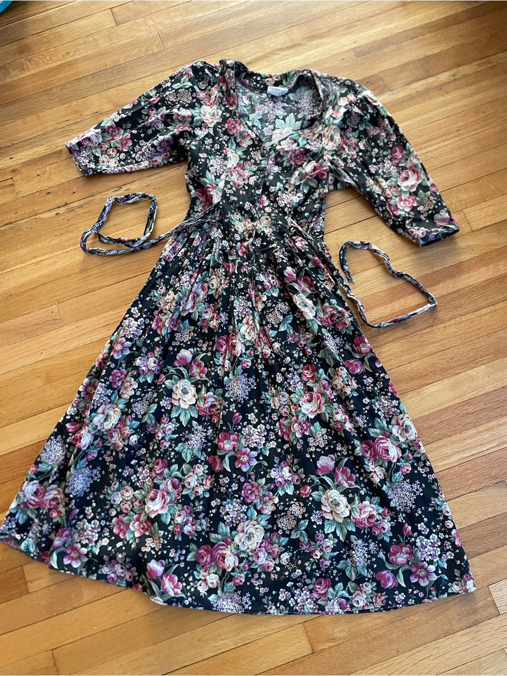 Vintage Floral “Laura Ashley” Style Dress